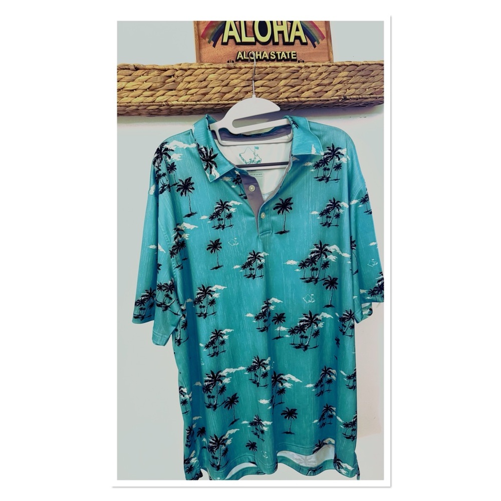 Men’s Oahu Golf Apparel Hawaii Aloha polo shirt size XL